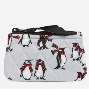 Vera Bradley Playful Penguins Gray Coin Purse - 1 Left